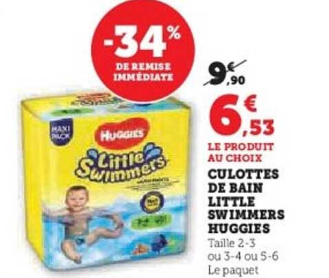 CULOTTES DE BAIN LITTLE SWIMMERS HUGGIES