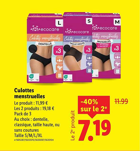 Culottes menstruelles