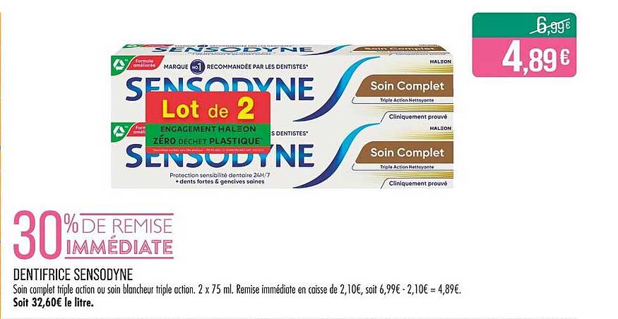 DENTIFRICE SENSODYNE