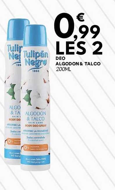DEO ALGODON & TALCO 200ML