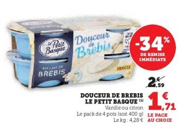 DOUCEUR DE BREBIS LE PETIT BASQUE