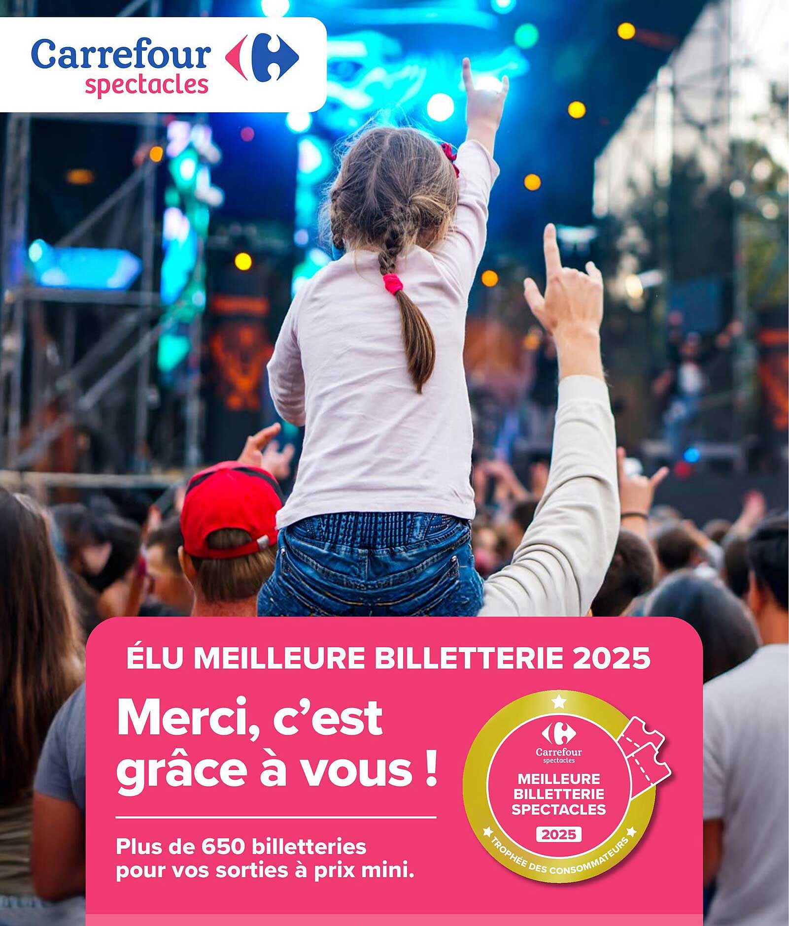 ÉLU MEILLEURE BILLETTERIE 2025