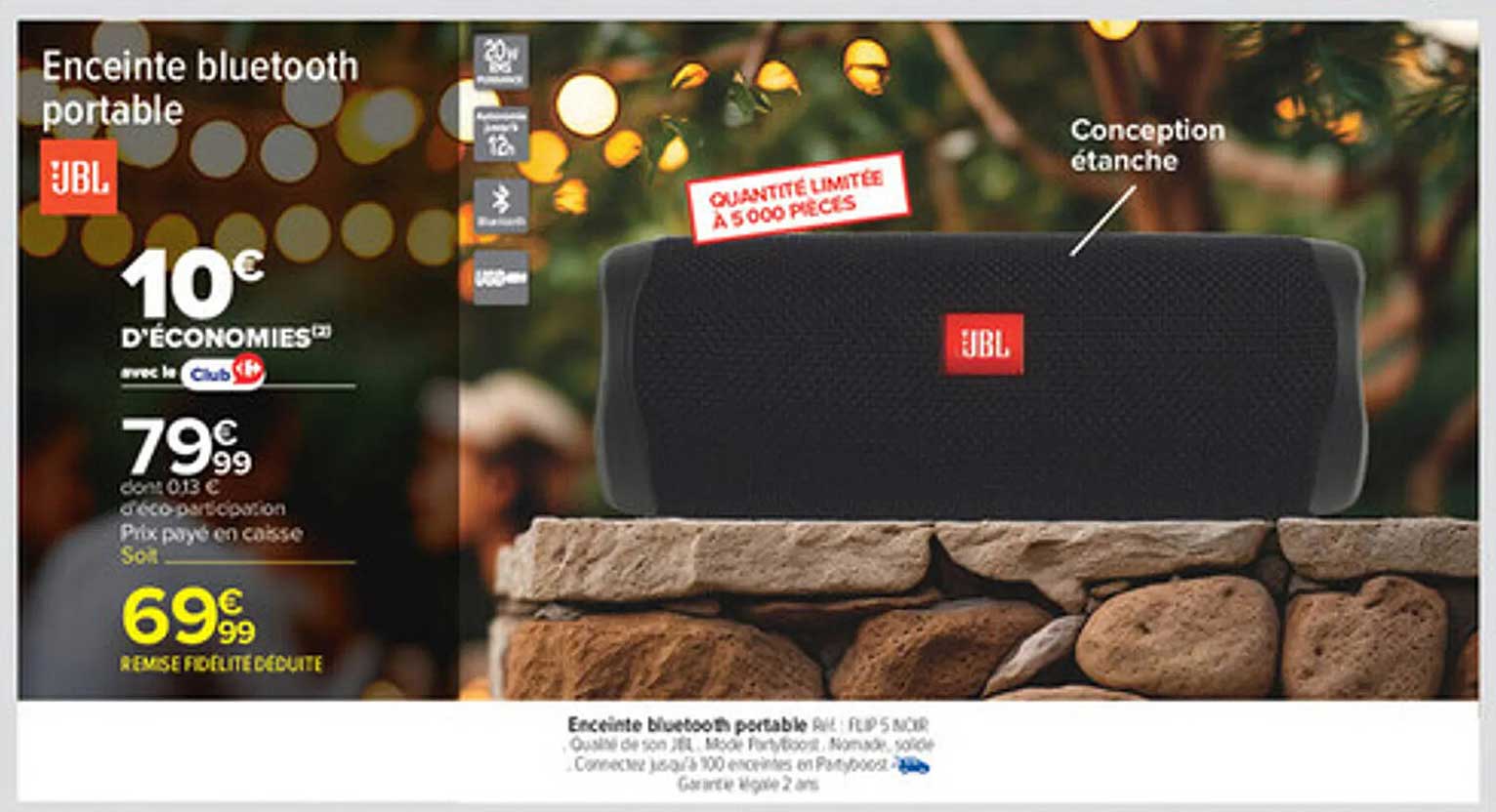 Enceinte bluetooth portable