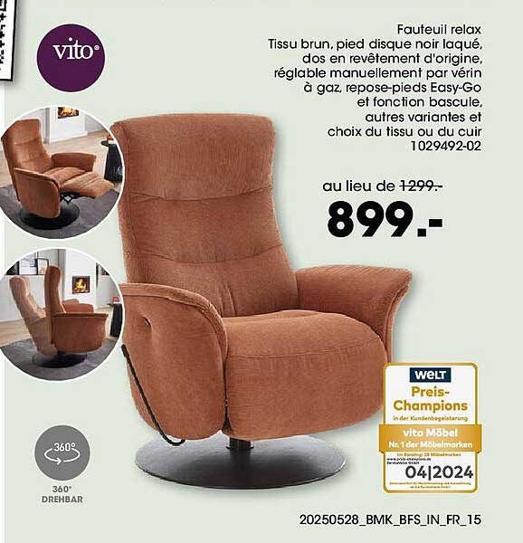 Fauteuil relax