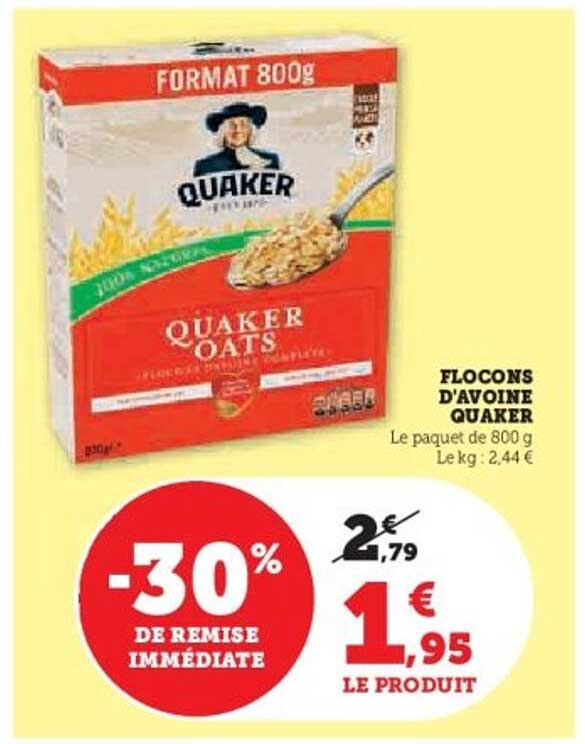 FLOCONS D'AVOINE QUAKER