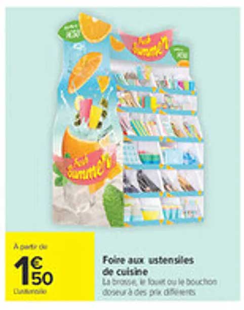 Foire aux ustensiles de cuisine