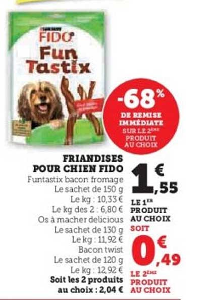 FRIANDISES POUR CHIEN FIDO