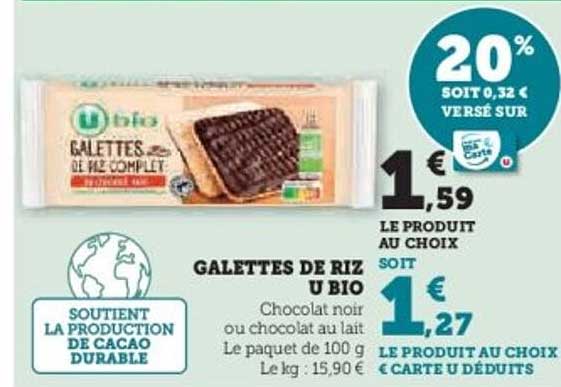 GALETTES DE RIZ U BIO