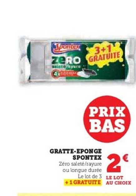 GRATTE-ÉPONGE SPONTEX