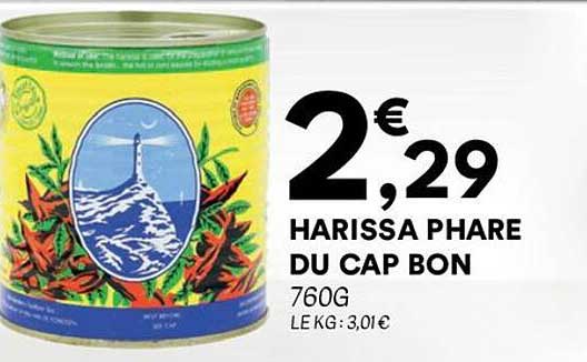HARISSA PHARE DU CAP BON