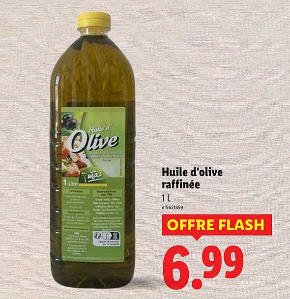 Huile d'olive raffinée