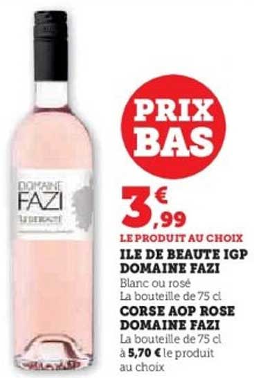 ILE DE BEAUTE IGP DOMAINE FAZI