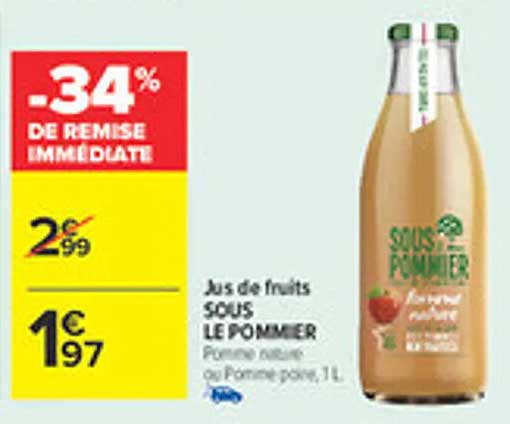 Jus de fruits SOUS LE POMMIER