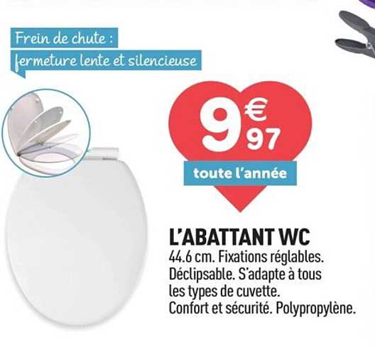 L'ABATTANT WC
