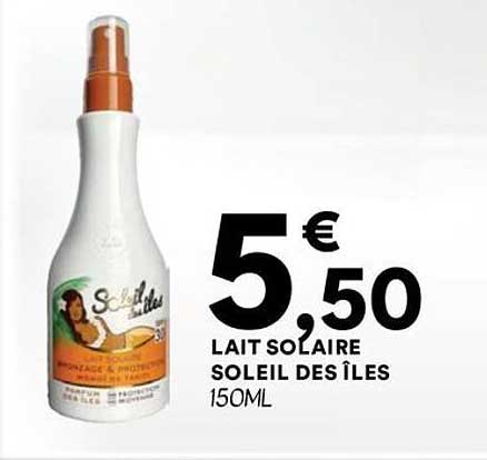 LAIT SOLAIRE SOLEIL DES ÎLES 150ML