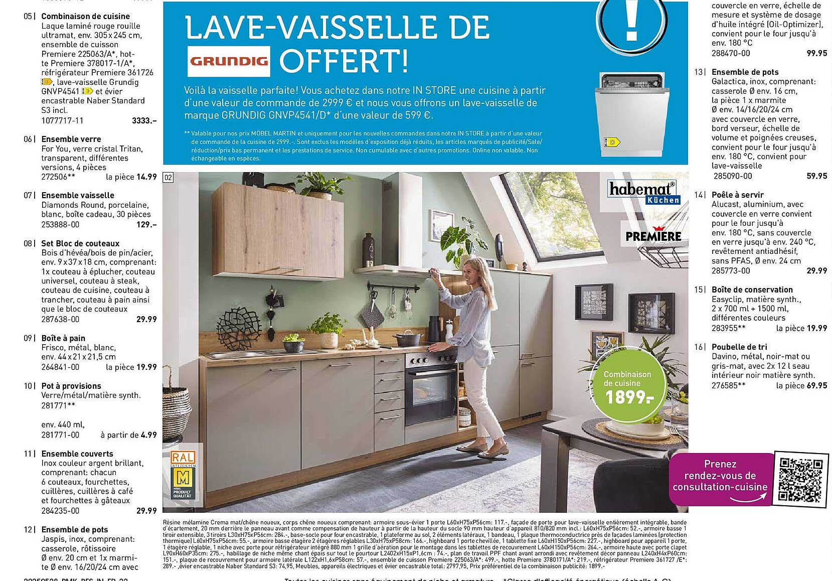 LAVE-VAISSELLE DE OFFERT!
