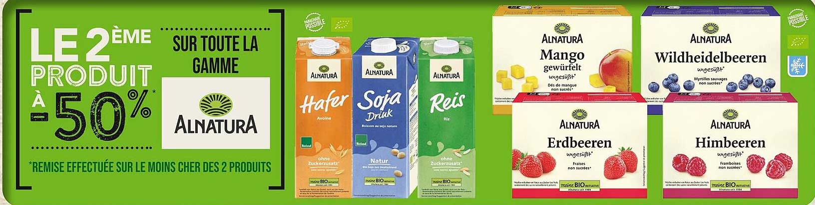 LE 2ÈME PRODUIT À -50% SUR TOUTE LA GAMME