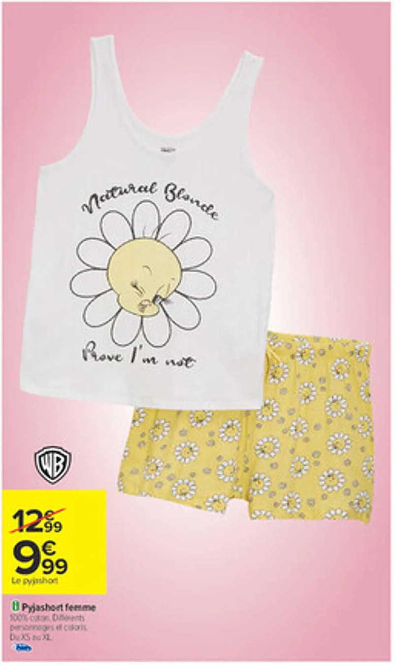 Le pyjashort femme