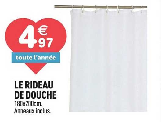 LE RIDEAU DE DOUCHE