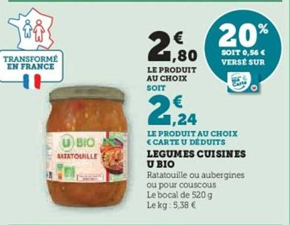 LÉGUMES CUISINES U BIO
