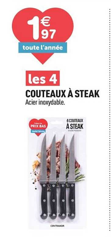 les 4 Couteaux à Steak