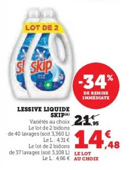 LESSIVE LIQUIDE SKIP