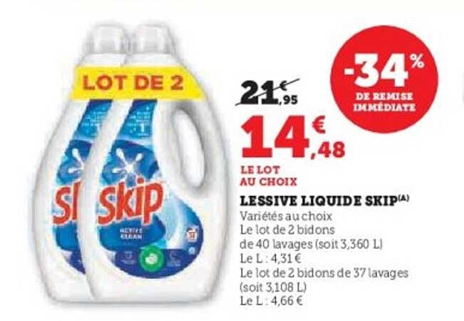LESSIVE LIQUIDE SKIP