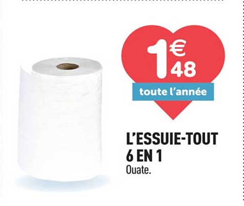 L'ESSUIE-TOUT 6 EN 1
