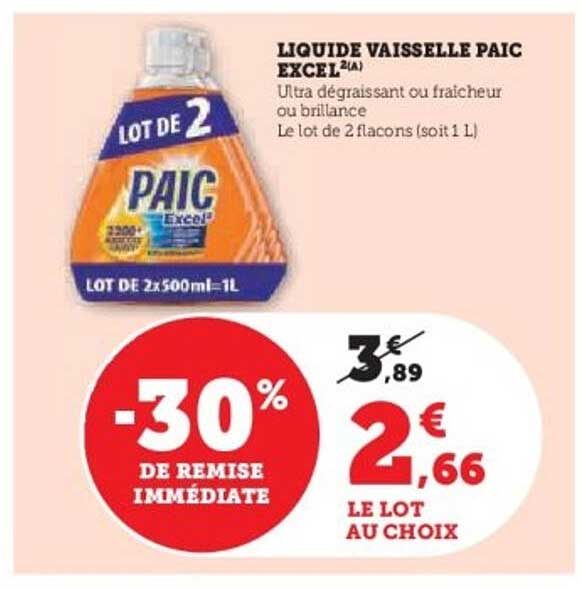 LIQUIDE VAISSELLE PAIC EXCEL²(2)