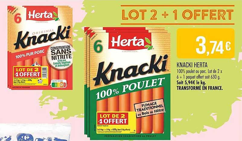 LOT 2 + 1 OFFERT