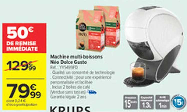 Machine multi-boissons Néo Dolce Gusto