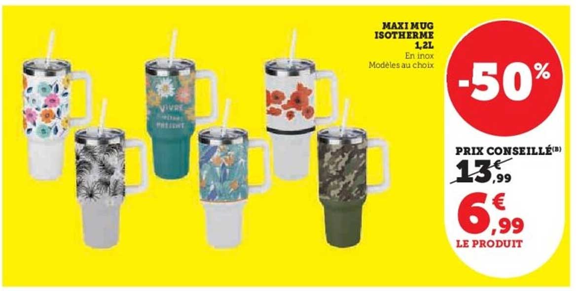 MAXI MUG ISOTHERMÉ 1,2L