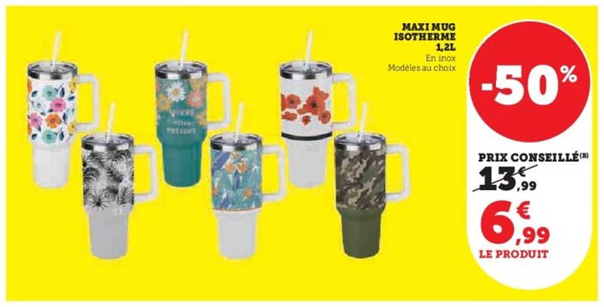 MAXI MUG ISOTHERMES 1,2L
