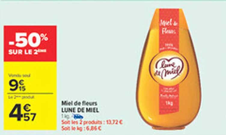 Miel de fleurs LUNE DE MIEL