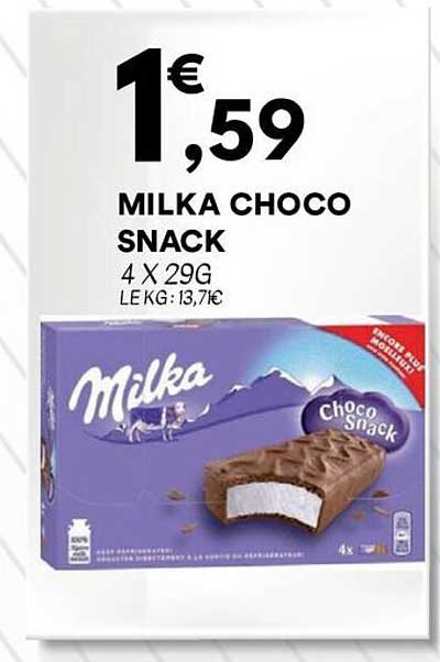 MILKA CHOCO SNACK
