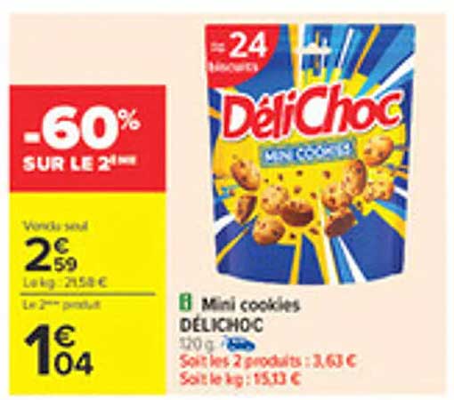 Mini cookies DÉLICHOCl