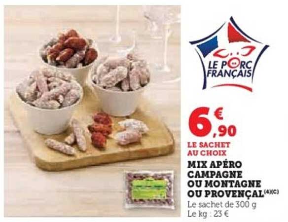 Mix Apéro Campagne ou Montagne ou Provençal