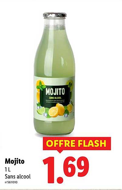 Mojito 1 L Sans alcool