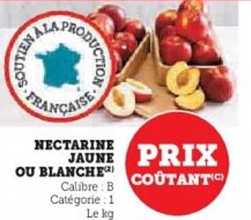 NECTARINE JAUNE OU BLANCHE