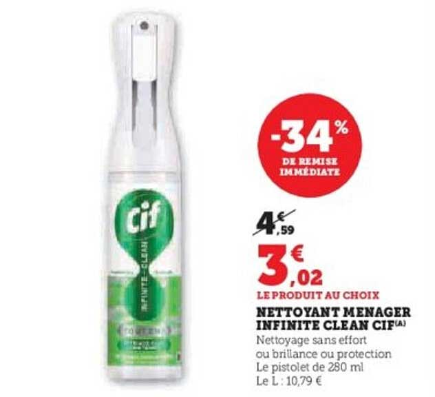 NETTOYANT MENAGER INFINITE CLEAN CIF