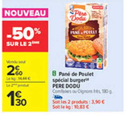 NOUVEAU -50% SUR LE 2ÈME