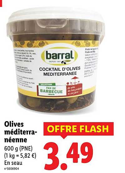 Olives méditerranéenne