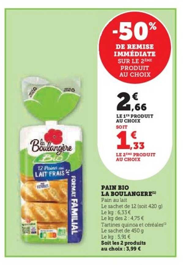 PAIN BIO LA BOULANGÈRE