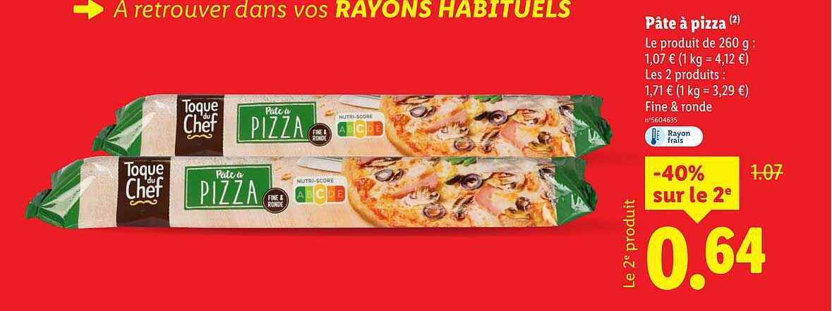 Pâte à pizza