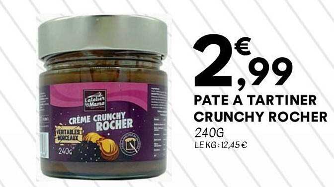 PATE A TARTINER CRUNCHY ROCHER