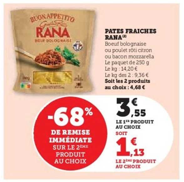 PATES FRAICHES RANA