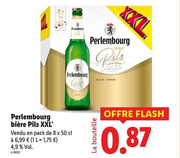 Perlembourg bière Pils XXL*