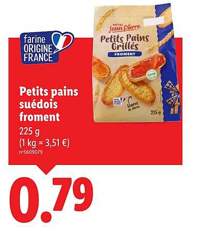 Petits pains suédois froment