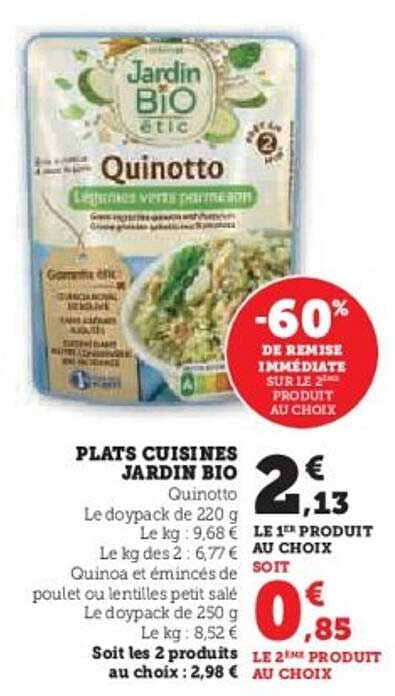 PLATS CUISINES JARDIN BIO - Quinotto