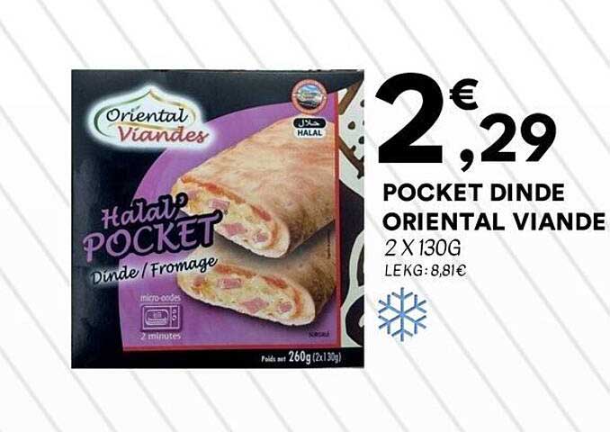 POCKET DINDE ORIENTAL VIANDE